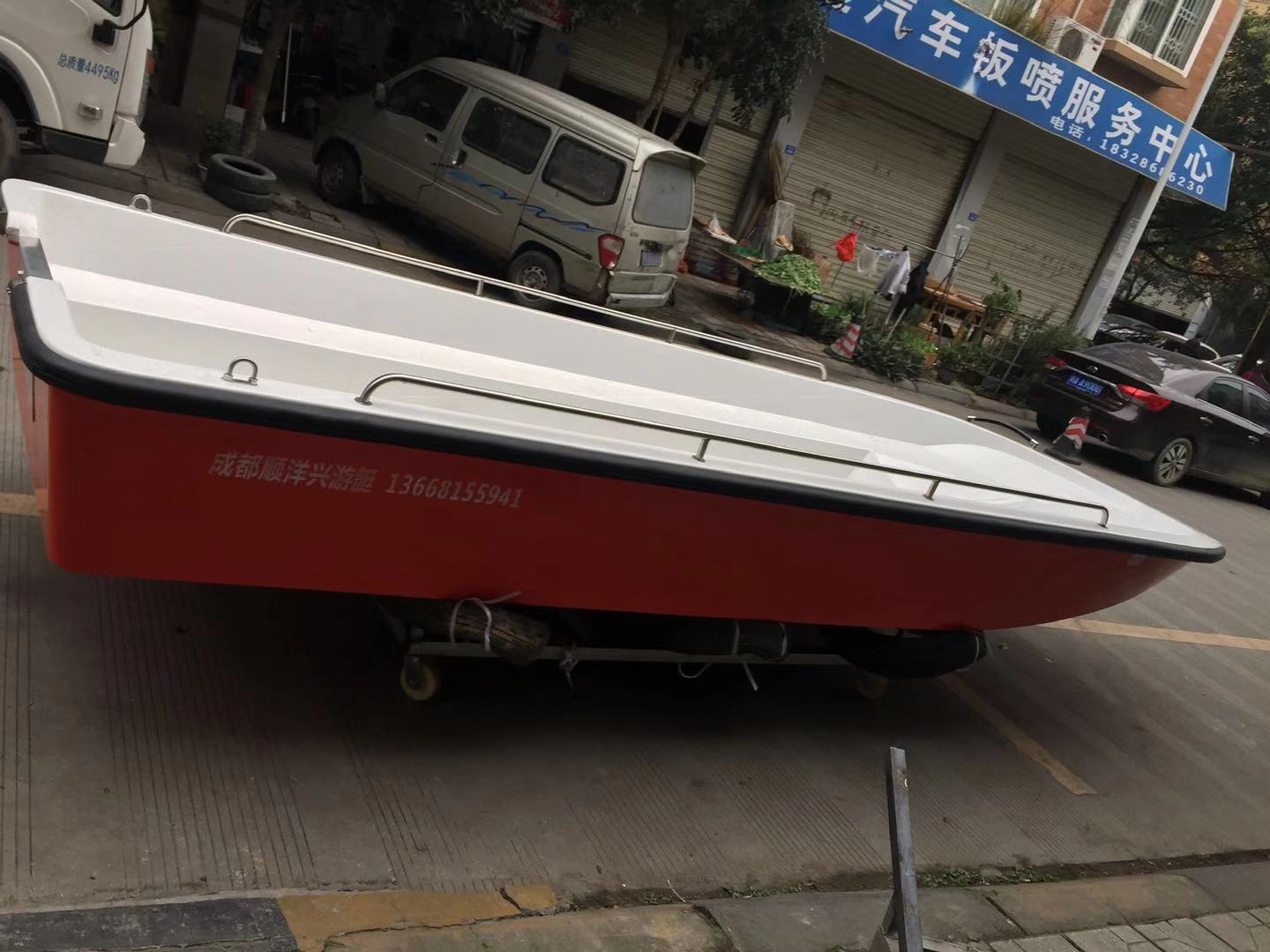400型玻璃鋼沖鋒舟