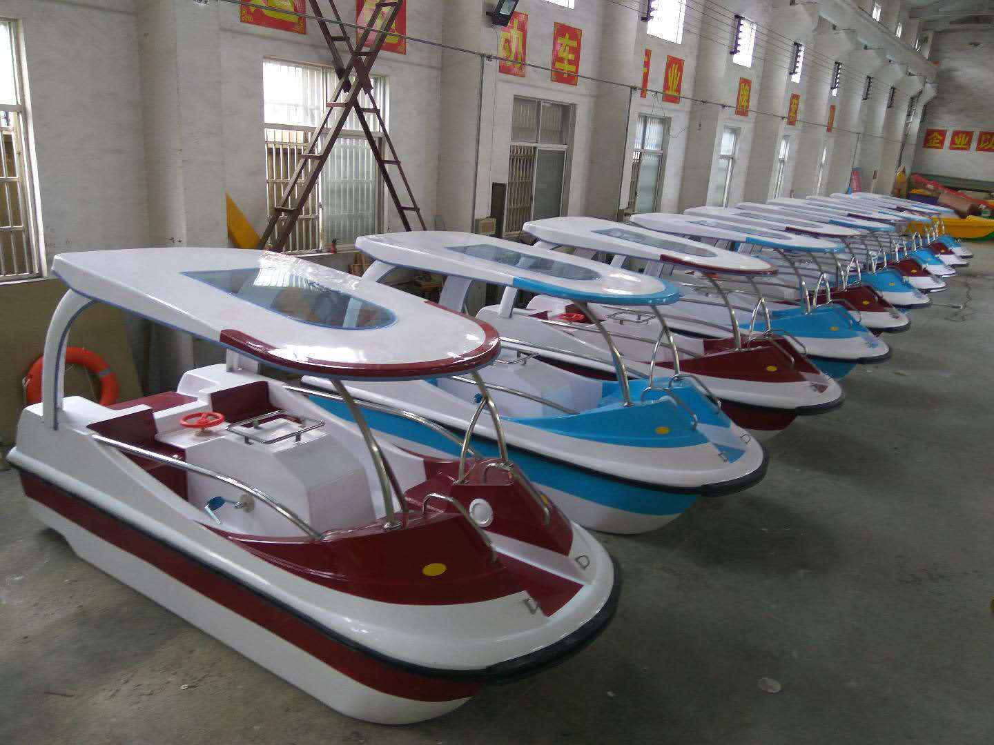 自排水腳玻璃鋼腳踏船