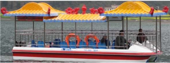 680型玻璃鋼多功能畫仿游艇